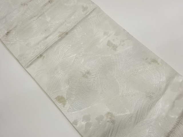 JAPANESE FUKURO OBI / WOVEN ROUGH WAVE